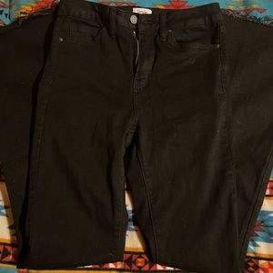 Simple society black flare jeans